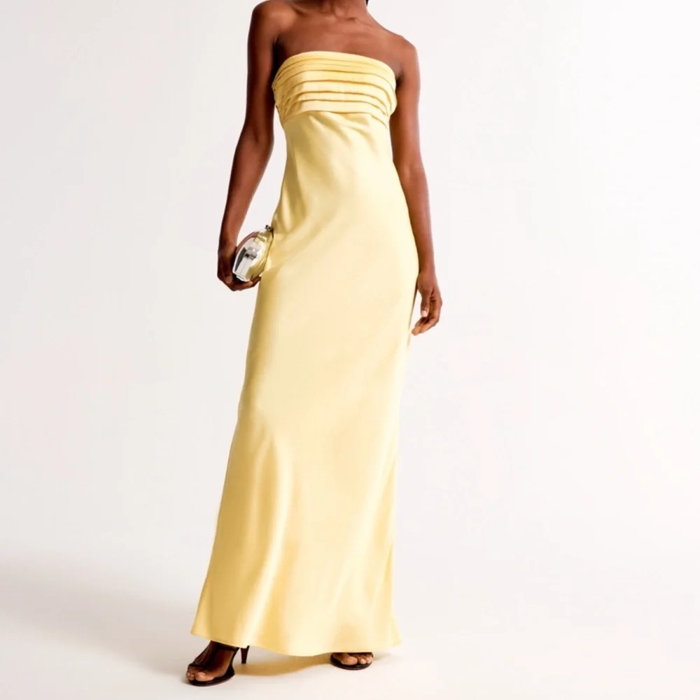 Abercrombie yellow dress